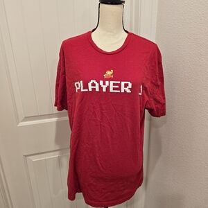 Red XL T-shirt from Universal Studios Hollywood- Super Nintendo World--unisex